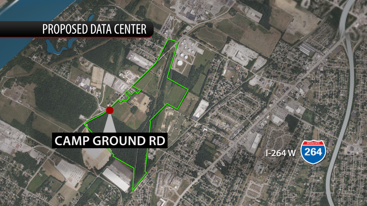 Data center map